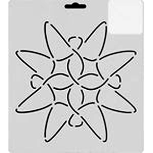 Quilting Creations Thimbleberries 7" Wings quilting stencil - hand and machine quilting template