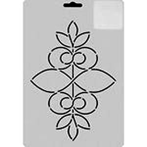 Quilting Creations Thimbleberries 8" x 6" Mirrored Spring quilting stencil - hand and machine quilting template