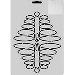 Quilting Creations Thimbleberries 8" x 6" Paper Curling quilting stencil - hand and machine quilting template