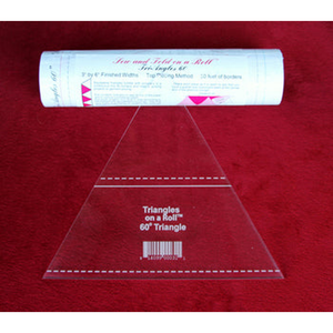 Triangles On A Roll Triangle quilting ruler - acrylic patchwork template