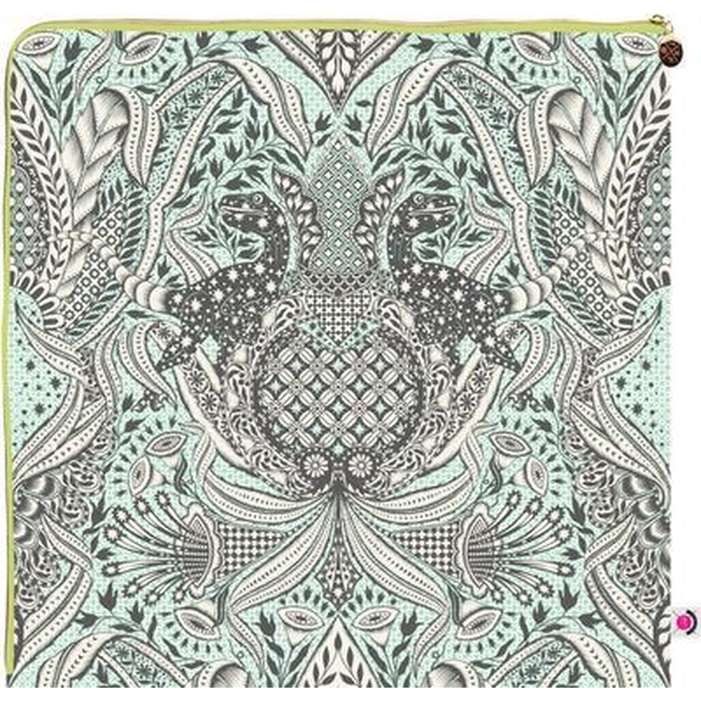 Tula Pink Hardware Collection Tula Pink Gift Rapt XL Corner Project Bag 20" x 20" - sewing and crafts storage bag