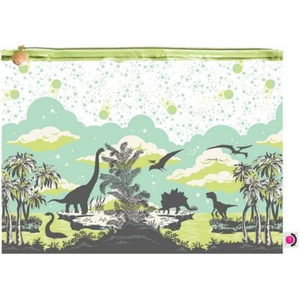 Tula Pink Hardware Collection Tula Pink Meteor Shower Large Project Bag 18" x 13" - sewing and crafts storage bag
