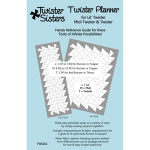 Twisted Sister Twister Planner - craft pattern by Schoolhouse