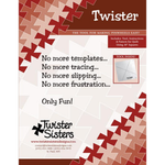 Twisted Sister Twister Tool for 10" Squares - craft pattern by Schoolhouse
