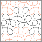 Urban Elementz Cakewalk 12ft pantograph - longarm quilting design roll
