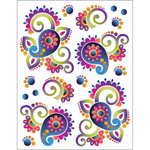Decorative Machine Stickers - Bollywood - craft pattern by Urban Elementz