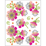 Decorative Machine Stickers - Cherry Blossom - craft pattern by Urban Elementz