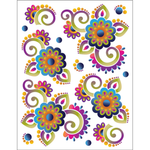 Decorative Machine Stickers - Indigo - craft pattern by Urban Elementz