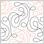 Urban Elementz Footloose 12ft pantograph - longarm quilting design roll