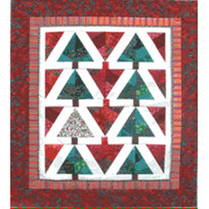 X Blocks Lone Pine Wall Quilt & Runner Pattern - sewing pattern by Quilt Queen Designs