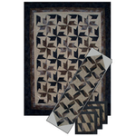 X Blocks Thornton Wall Hanging, Table Runner & Placemats - craft pattern by Quilt Queen Designs