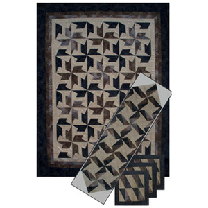 X Blocks Thornton Wall Hanging, Table Runner & Placemats - craft pattern by Quilt Queen Designs