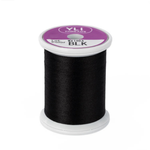 YLI silk thread spool in Black Blk - #100 200m