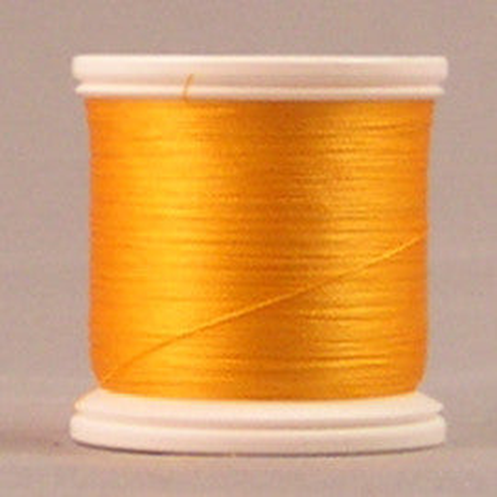 YLI silk thread spool in Goldenrod (231) - #100 200m
