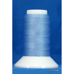 YLI metallic embroidery thread spool in Blue (OM315) - 500m