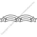 Quilting Creations Stencil 2" Star Border | Quilting Stencils