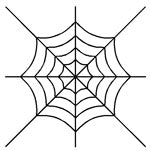 Quilting Creations Stencil 8" Spider Web