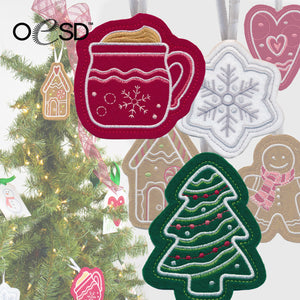 Warm & Cosy Greetings CD - craft pattern by OESD - packaging