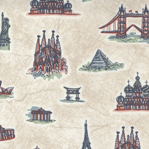 Bon Voyage patterned cotton quilting fabric by Moda