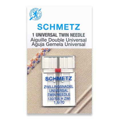 Schmetz Universal Twin Needles up to 4mm