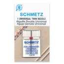 Schmetz Universal Twin Needles up to 4mm