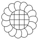 Quilting Creations Stencil 5½" Feather Circle 2