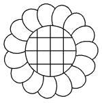 Quilting Creations Stencil 5½" Feather Circle 2