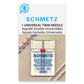Schmetz Universal Twin Needles up to 4mm