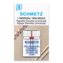 Schmetz Universal Twin Needles up to 4mm