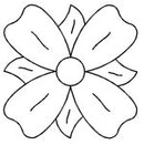 Quilting Creations Stencil 4" Flower