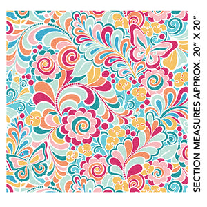 Benartex Amanda Murphy Free Motion Fantasy Sunshine | Fabric