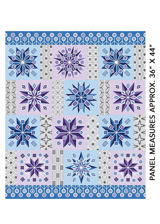 Benartex Amanda Murphy Lollipop Blocks Blue 36"x45" | Fabric