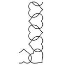 Quilting Creations Stencil 2½" Heart Border