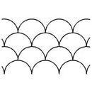Quilting Creations Stencil 3½" Clamshell