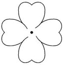 Quilting Creations Stencil 2½" Small Flower