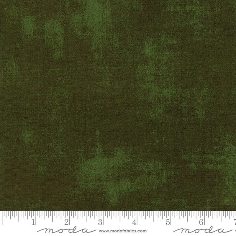 Moda Grunge Basics Cotton Rifle Green 394(0.5m)