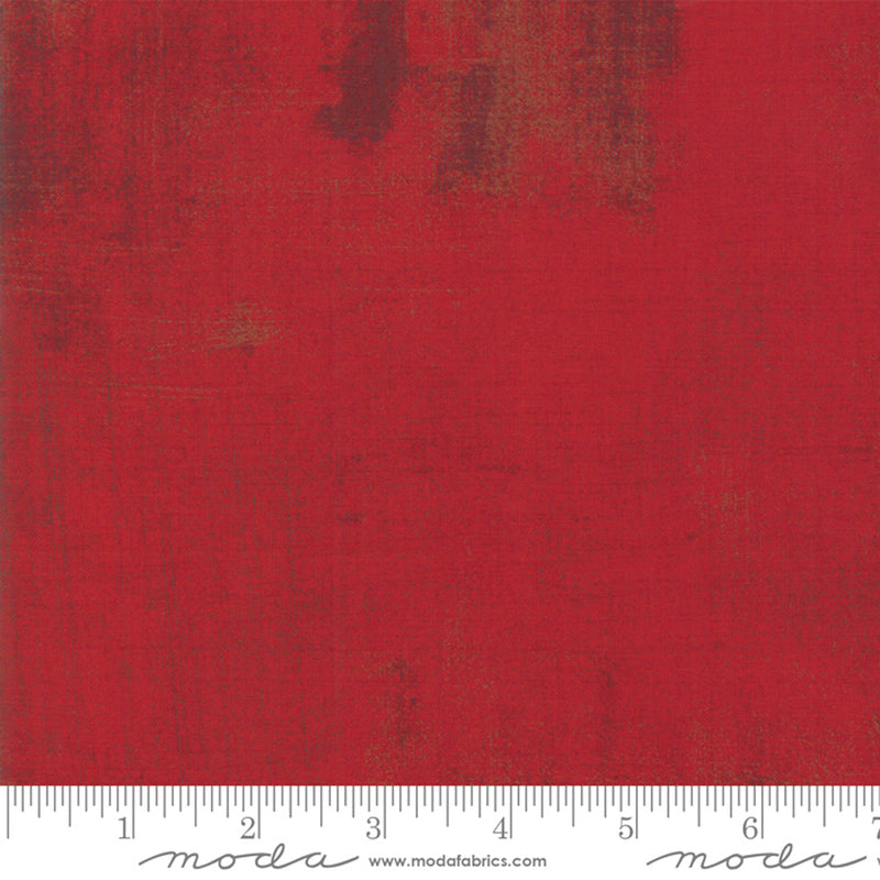 Moda Grunge Basics Cotton Red Berry 508(0.5m)