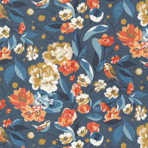 Nutmeg patterned cotton quilting fabric by Moda
