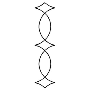 Quilting Creations Stencil 2½" Small Border