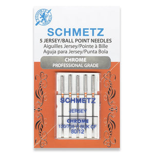 Schmetz Chrome Jersey/Ballpoint Needles Pack of 5