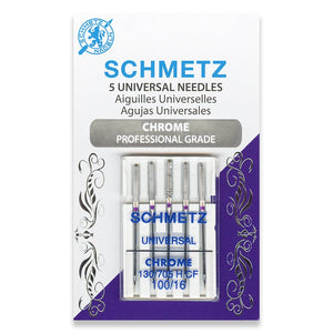 Schmetz Chrome Universal Needles Pack of 5