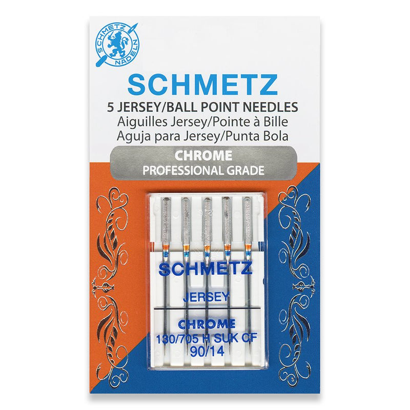 Schmetz Chrome Jersey/Ballpoint Needles Pack of 5