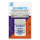 Schmetz Chrome Microtex Needles Pack of 5