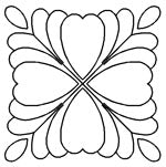 Quilting Creations Stencil 6" Small Design