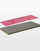 Accuquilt Go! Strip Cutter 1" (Finished ½") 7 strips