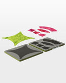 Accuquilt Go! Double Wedding Ring 2 die set  (11½" Finished)