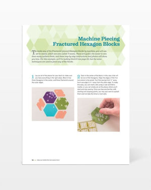 Accuquilt Go! Qube English Paper Piecing Easy Pattern Book