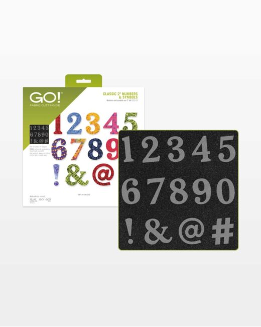 Accuquilt GO! Classic 2” Number & Symbols