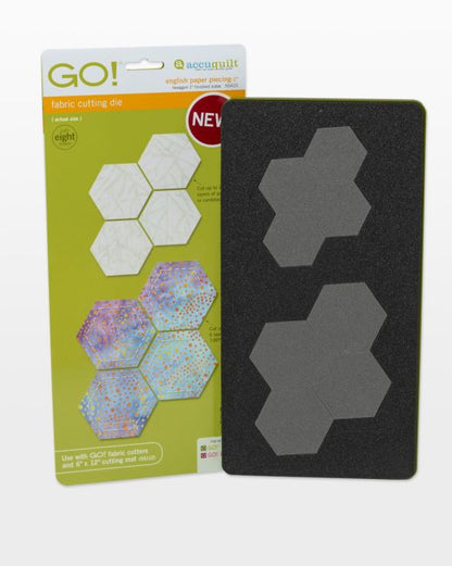 Accuquilt Go! Paper Piecing Hexagon ( 1" Finished Sides)