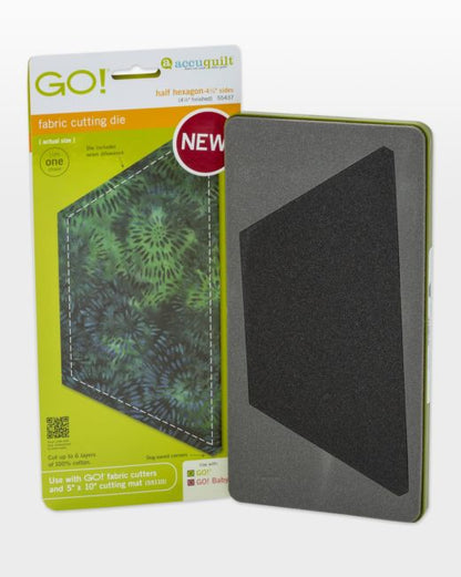 Accuquilt Go! Half Hexagons (4¼" Sides Finished)